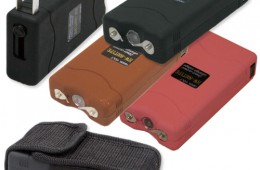 Compact Rechargeable Stun Gun with Flash Light
